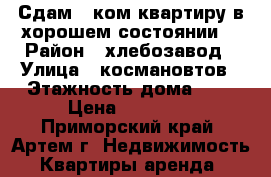 Сдам 1-ком.квартиру в хорошем состоянии. › Район ­ хлебозавод › Улица ­ космановтов › Этажность дома ­ 5 › Цена ­ 15 000 - Приморский край, Артем г. Недвижимость » Квартиры аренда   